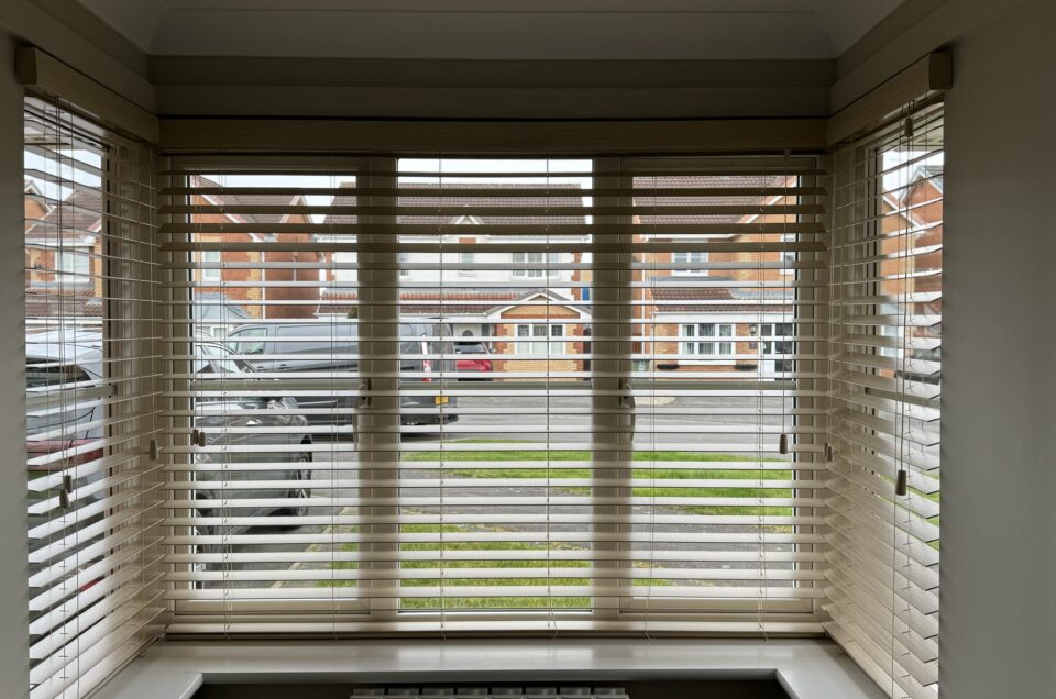 Bay Window Wood Venetians