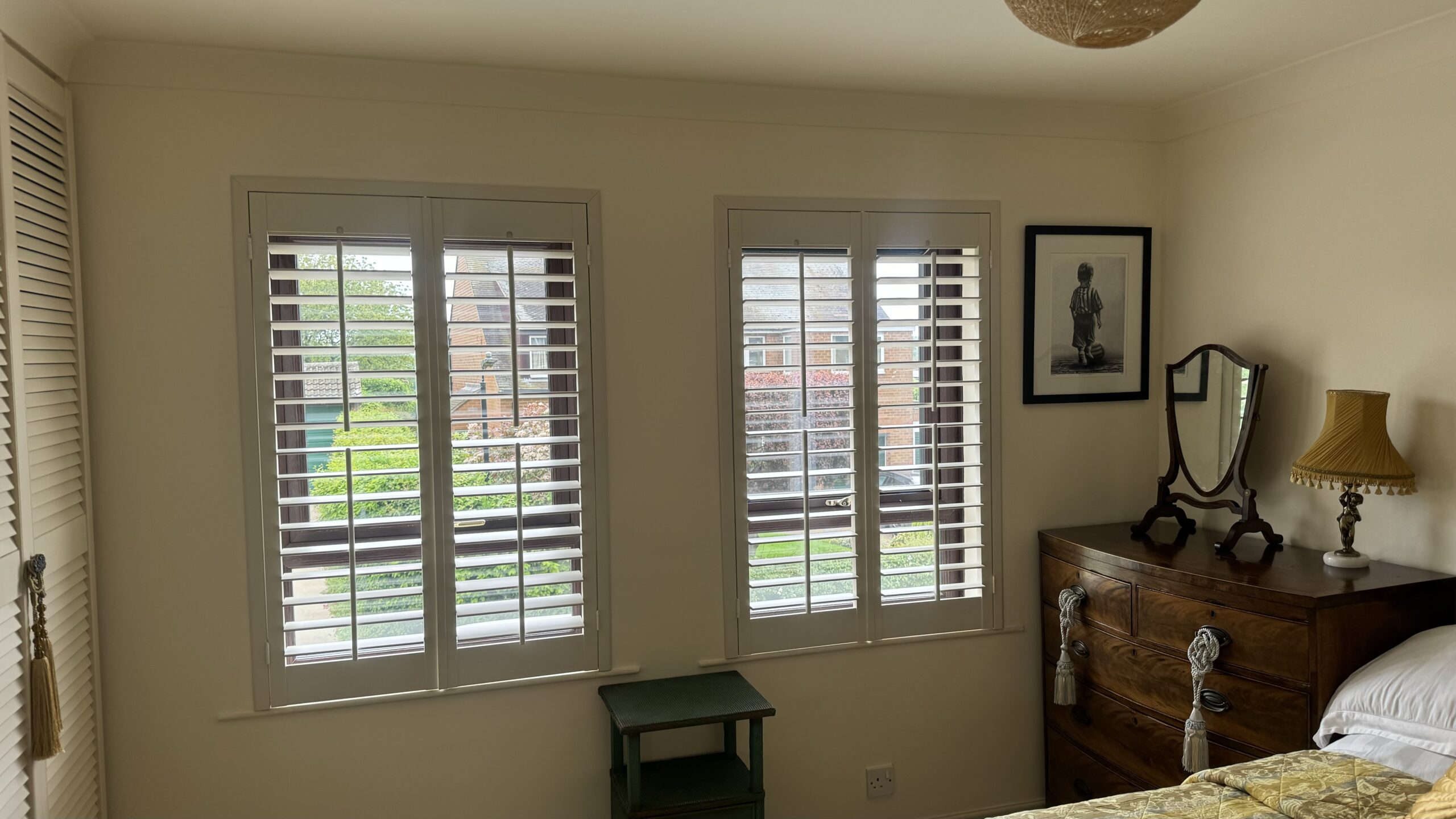 Guest Bedroom 1 Shutters