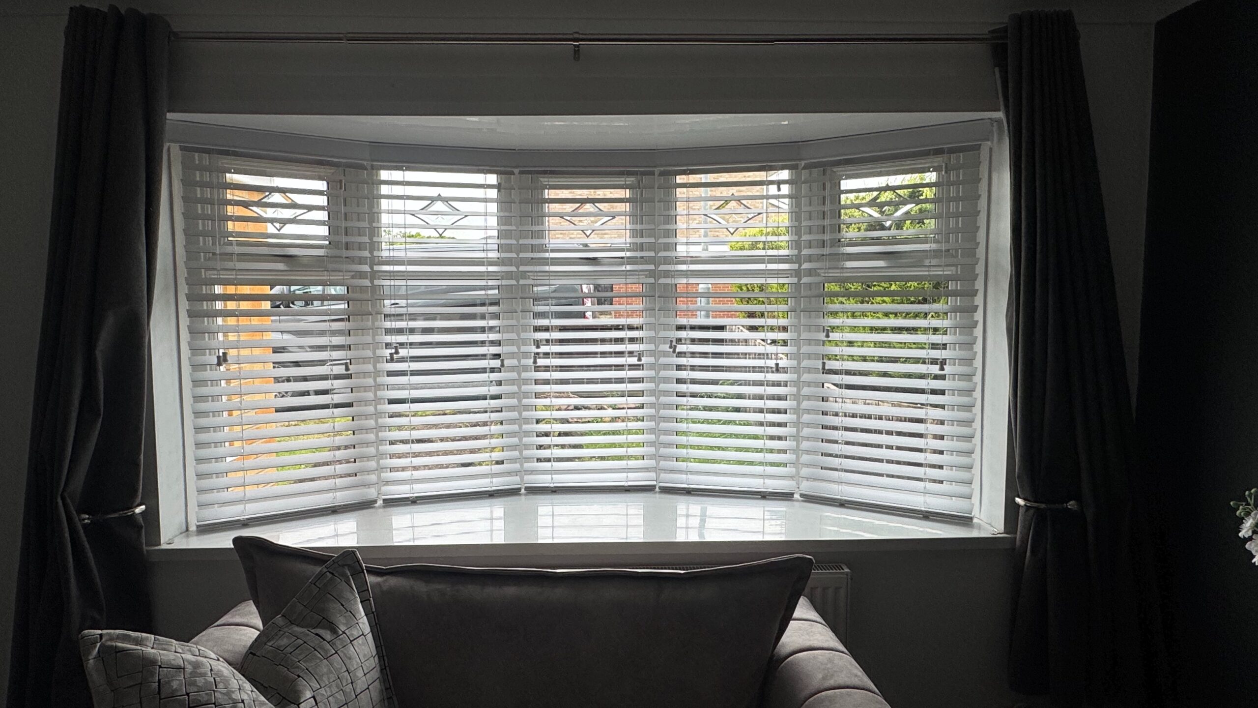 Bay Window Venetian Blinds